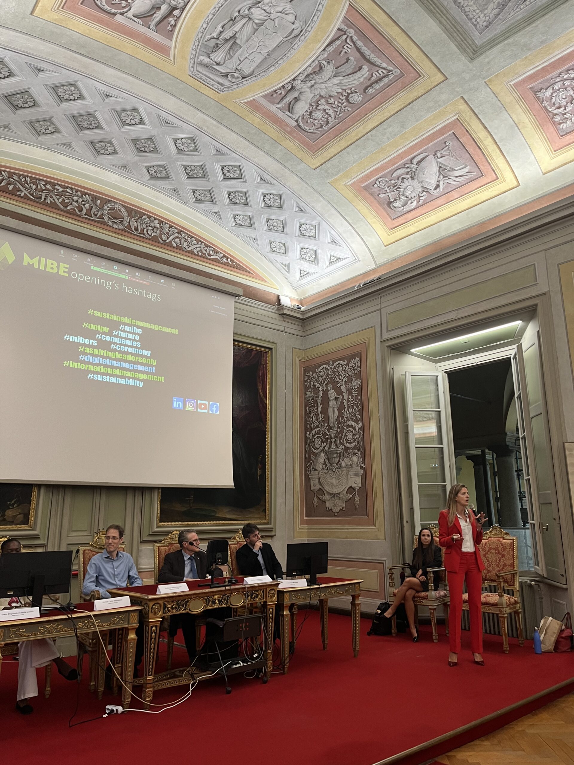 UNIPV Welcomes New Students to the MIBE Programme